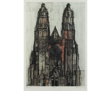 Bernard Kay (1927-2021)
Tours
artist's proof, signed and titled in pencil (in the margin)
etching and aquatint
64 x 51cm.