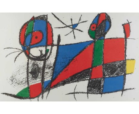 Joan Miro (1893-1983)
Untitled, 1975
from the lithograph portfolio 2, no.6
lithograph published by Weber Genf
31 x 24cm.