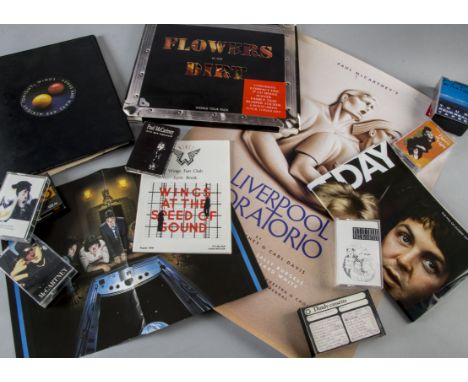 Paul McCartney, large collection of various memorabilia including 'Flowers in the Dirt' world tour pack with all contents, ca
