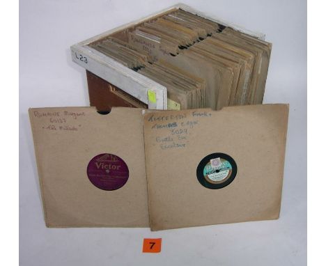 English Vocal records, sixty-nine records, 10-inch, by Radford (8), Raphael, Richardson (5), Ripley, Robertson, Romaine, Rowl