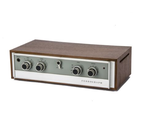 Amplifier, Ferrograph F307 Stereo Mk 2 in good condition with original packaging and instruction booklet untested 
