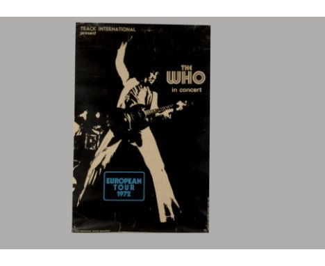 Music Posters, fifteen including The Who European Tour 1972, The Police and others , various sizes, years and conditions 
