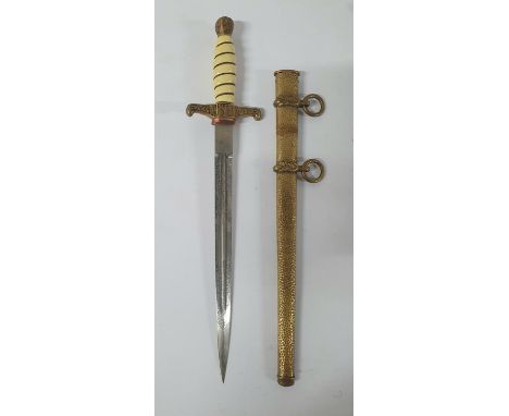 ULTRA RARE, circa 1938 Naval Assault dagger - this dagger is an alternative pattern to the 1938 naval officers dirk. Made in 