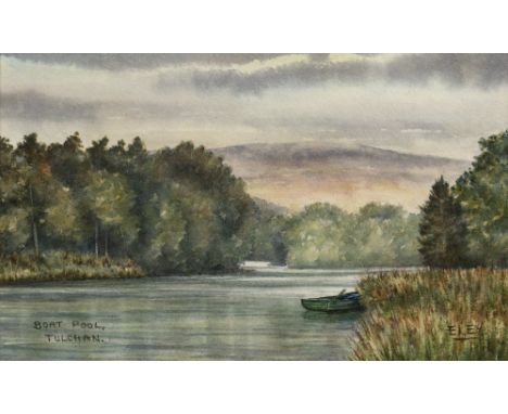 E. S (19th Century English School)  'The Skelwith Force' watercolour, initialled and dated 1847 to verso, 18cm x 26cm, George
