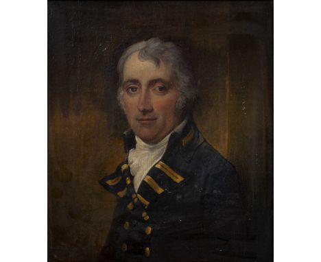 Roger Livesay (c1750- c1823) Head and shoulders portrait of Sir John Johnson, 2nd Baronet of New York (1741-1830) oil on canv