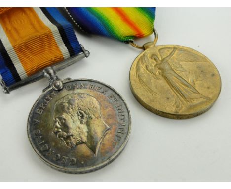 Pair of First World War medals 
to S D - 2211 Pte. A Saunders, Royal Sussex Regiment.