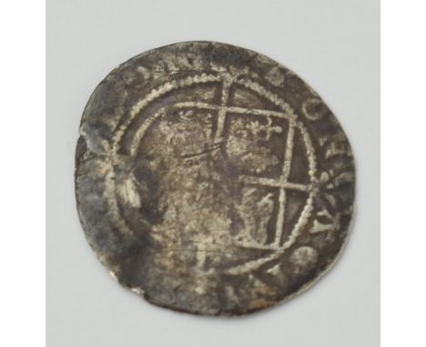 Queen Elizabeth I silver 1 1/2 pence. 15.7mm Diameter, 0.60mm thick, M/M A Condition V/G. Weight 0.74g.  