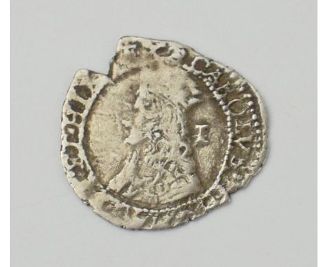 Charles I One Penny, 14.4mm Diameter, 0.42.. Thick, M/M Crown, Condition F. Weight 0.5g.  