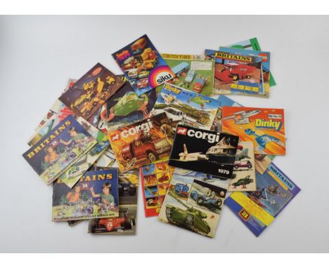 A good collection of vintage toy catalogues from the 1970s and early 1980s. From manufacturers such as Britains, Corgi, Dinky