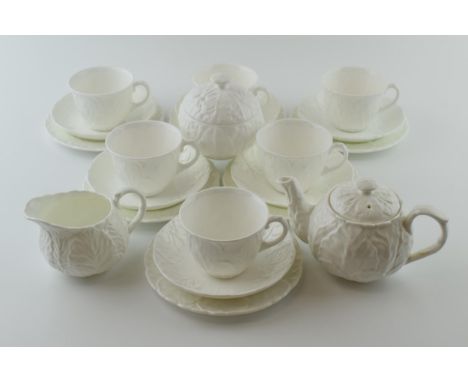 Coalport / Wedgwood Countryware to include a small teapot, 6 cups, 6 saucers, 6 sides, a milk jug and a lidded sugar bowl.  I
