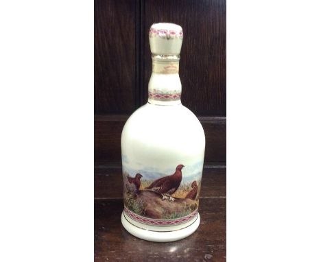 1 x 70 cl bottle of The Famous Grouse Finest Scotch Whisky in Wade Highland Decanter contained within a box. (1)