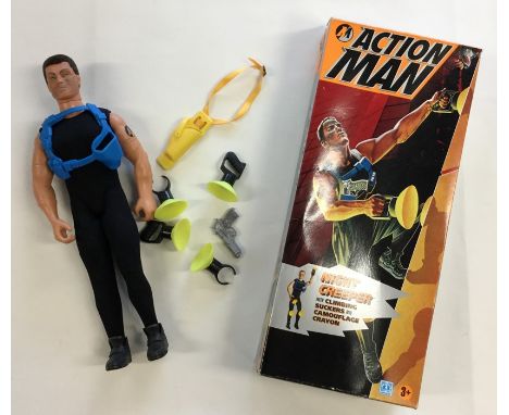 ACTION MAN: A boxed 'Night Creeper and some accessories. Est. £10 - £20.