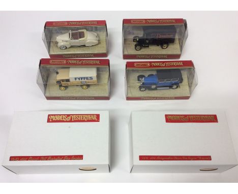MATCHBOX: A selection of six boxed "Models of Yesteryear" model toy vehicles comprising a 1917 Yorkshire Steam Wagon numbered