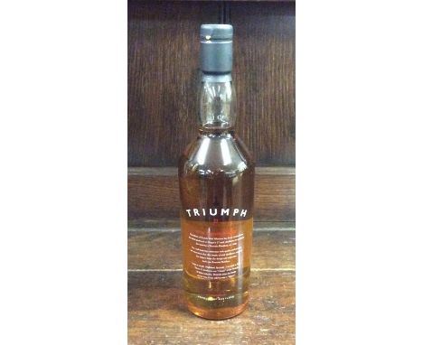 1 x 70 cl bottle of Triumph Blended Malt Scotch Whisky numbered 0431. (1)