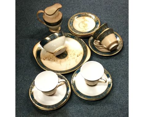 A Royal Doulton 'Carlyle' part tea service. Est. £20 - £30.