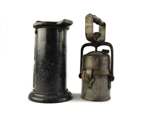 Edmondson's patent railway ticket stamper Knowsley St Cheetham Manchester approx 25cm high