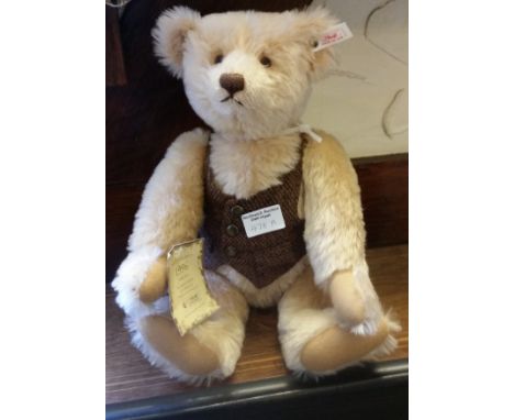 Steiff British collectors teddy bear with growler and ear button, limited edition 406/3000, No 654411, H ~ 40cm