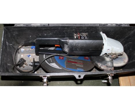 Performance Power 230mm angle grinder with spare blades, PAT tested