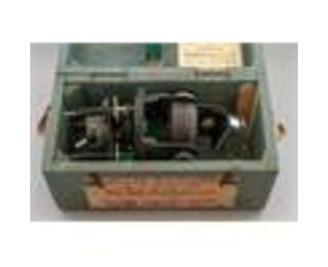 Scientific instruments, a cased WWII Astro Compass Mk II, 6A/1174, height 21cmCondition: appears generally good overall