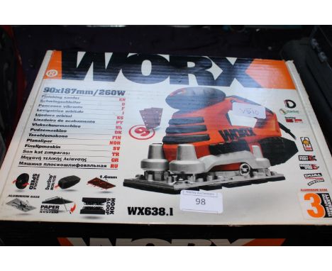 Worx finishing sander 