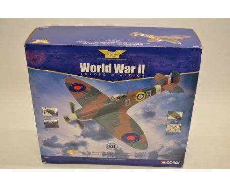 A boxed Corgi Aviation Archive 1/32 scale Supermarine Spitfire MkIIA, P7966 D-0B, Douglas Bader (model no AA33903). Limited e