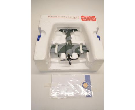 Two boxed Armour Collection 1/48 diecast aircraft models to include P-47D Thunderbolt in RAF SEAF markings (item no B11E078, 