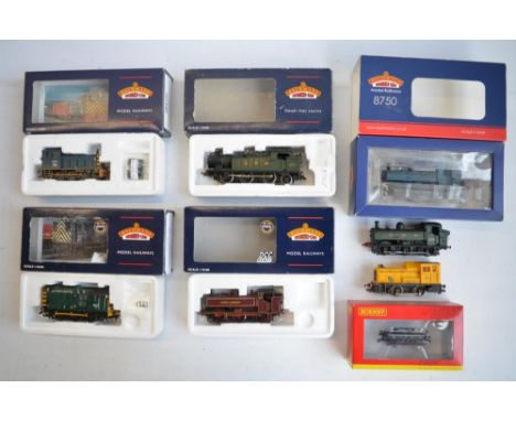 Collection of OO gauge tank engines and diesel shunters to include Bachmann 32-200K Stephenson Clarke Ltd Weathered Pannier T