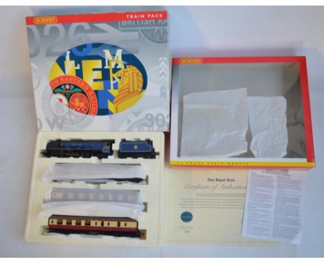 Hornby OO gauge R2303M limited edition "The Royal Scot" Train Pack (1434/1500) with BR 4-6-2 Coronation Class "Princess Alexa