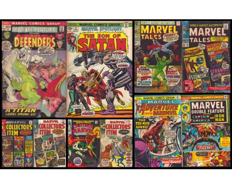 Marvel Comics collection of 10 including the titles of Captain Marvel, Marvel Collector's Item (x3), Marvel Adventure Feat: D
