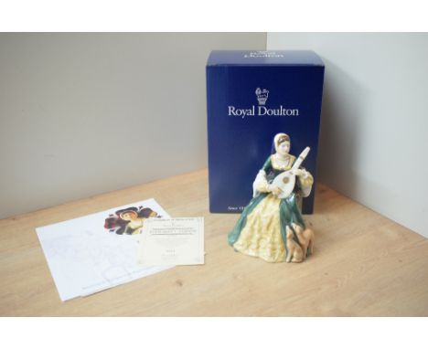 A Royal Doulton bone china limited edition figurine 'Margaert Tudor' HN 3838, modelled by Pauline Parsons, limited edition nu