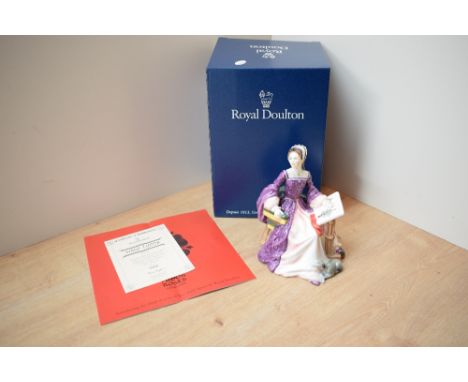 A Royal Doulton bone china limited edition figurine 'Mary Tudor' HN 3834, modelled by Pauline Parsons, limited edition number