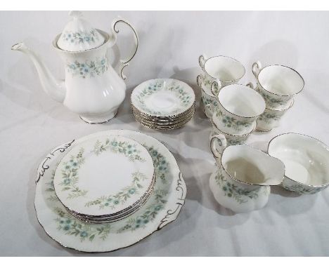 A Paragon tea service by Royal Albert decorated in the Debutante pattern, six place setting comprising 23 pieces