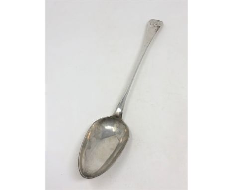 A Georgian silver basting spoon by Langlands &amp; Robertson of Newcastle, length 30 cm. CONDITION REPORT: 109g