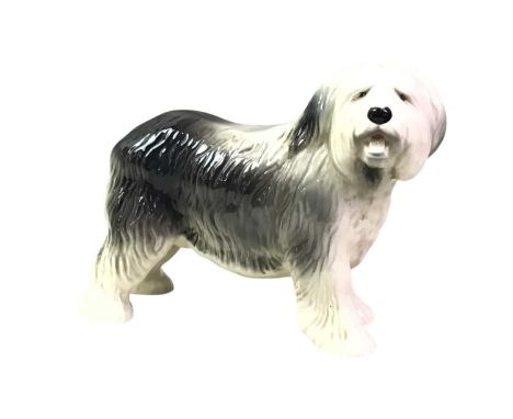 NAO FIGURE OF A DOG, ALONG WITH OTHER CERAMICS  including animal models from various makerstallest 19cm high