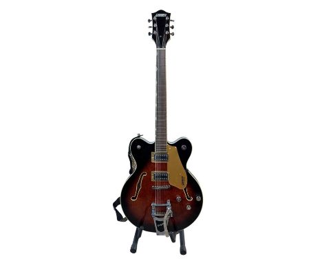 GRETSCH ELECTRIC GUITAR, G5622T, serial number CYGC21050591, contained in carry caseOverall good condition, light dust and ve