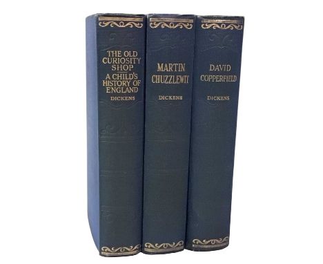 GROUP OF CHARLES DICKENS BOOKS, ILLUSTRATED BY HALBOT K. BROWNE  titles including David Copperfield, Christmas Stories Pictur