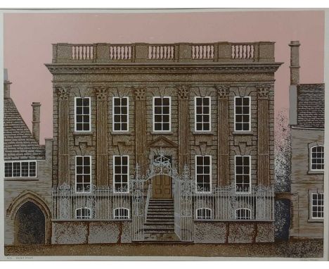 * MICHAEL MOULDER, BURFORD CHAPEL limited edition screenprint on paper, signed, titled and numbered 4/20mounted, framed and u