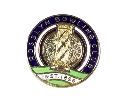 COLLECTION OF VINTAGE ENAMEL BADGES, including Penguins, bowling and dancing examples 