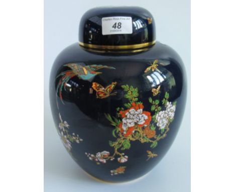 A large Carltonware 'Paradise Bird ginger jar.