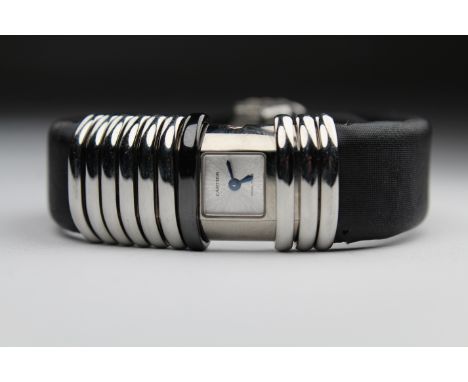 Cartier Titanium Declaration Women's Wristwatch. The classic watch from the house of Cartier is from the Declaration watch se