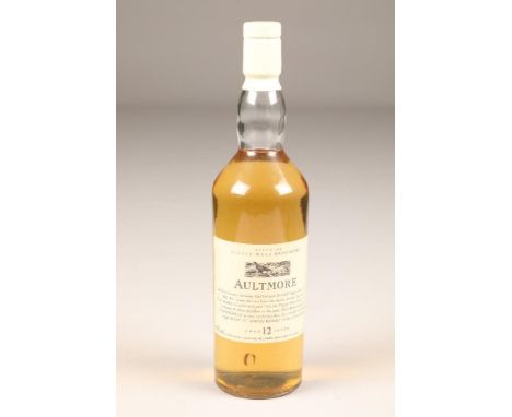 Aultmore 12 years old Speyside single malt scotch whisky, 43% volume, 70cl.