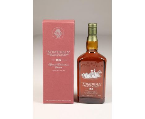 Strathisla Pure highland Malt Scotch whisky, aged 25 years, 70cl , 43% Vol in box 