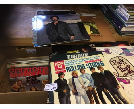 Records : 30+ Rock albums inc Clapton, Rolling Stones, Pink Floyd etc