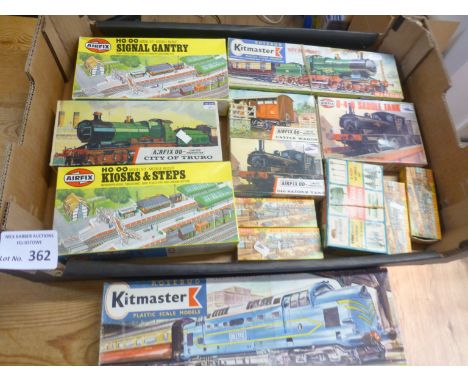 Diecast : Railway Kits all boxed inc Airfix, Kitmaster, Merit - all in good cond