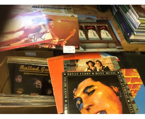 Records : 40+ Rock albums inc Jimi Hendrix, ELO, Rolling Stones etc