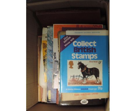 A box of vintage books and ephemera including collectors