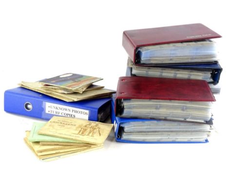 A large quantity of cigarette cards, mainly in albums.