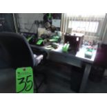 (Lot) Desk & Chair (No Contents)