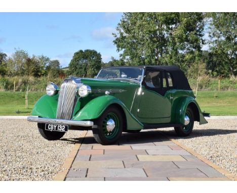 1936 Vauxhall 14hp DX Light Six Tourer, Coachwork by Tickford Registration number: CBY 132 Date of first registration: 01 12 