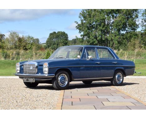 1972 Mercedes-Benz 220 (W115) Registration number: RWT 568K Date of first registration: 04 07 1972 VIN number: 11501020102545